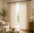 Maplehem Cotton Curtains | Gray, Brown & Beige
